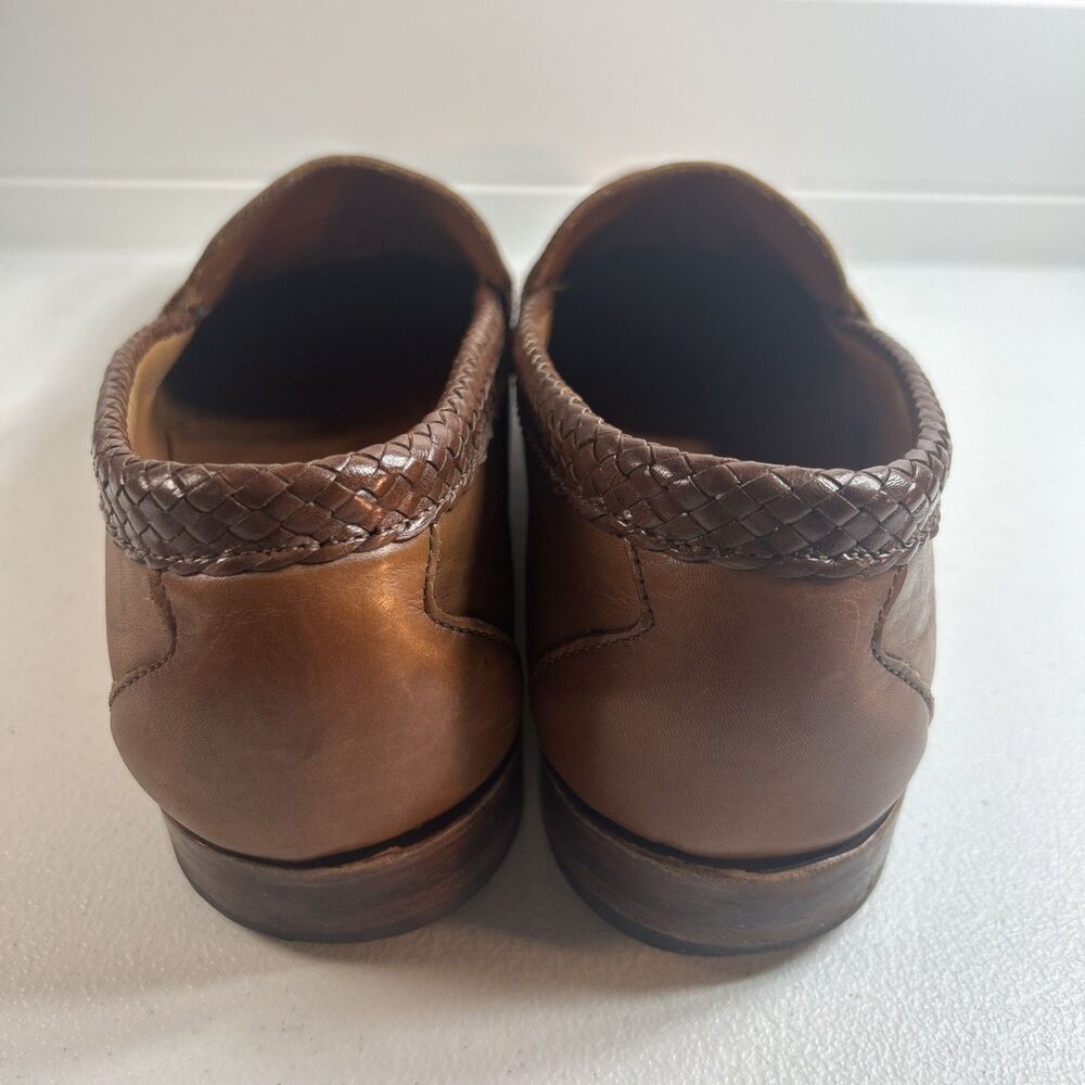 Allen Edmonds Men’s Shoes Size 10.5 EEE Tassel Loafers USA Made Brown Braided - Picture 6 of 12